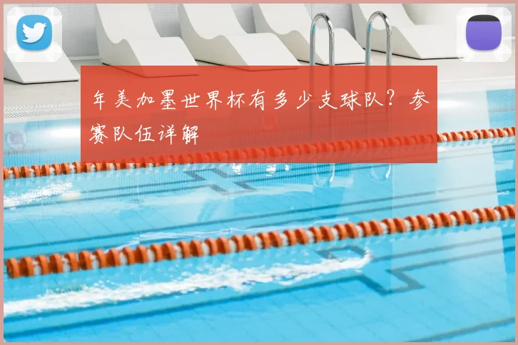 年美加墨世界杯有多少支球队？参赛队伍详解