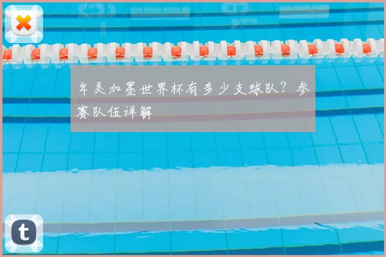 年美加墨世界杯有多少支球队？参赛队伍详解